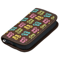 Summer fun flip flop sandal slippers brown pattern planners