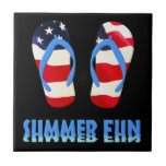 Summer Fun Flip Flop - USA Tiles