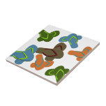 Summer Fun Flip Flops Tile