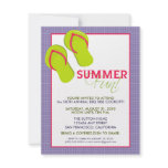Summer Fun Picnic/BBQ Invitation (purple)