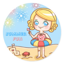 Summer Fun Sticker