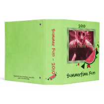 Summer Fun Watermelon Binder (large) by Customizables Summer Fun Watermelon Binder (large)