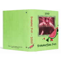 Summer Fun Watermelon Binder (small) by Customizables Summer Fun Watermelon Binder (small)