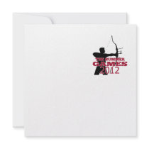 Summer Games 2012 Archery Invitations