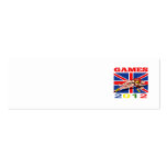 Summer Games 2012 High Jump Track and Field Business Card Templates