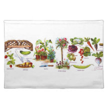 Summer Garden Botanicals Placemat