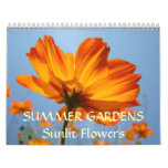 SUMMER GARDENS Calendar Sunlit Flowers Gifts