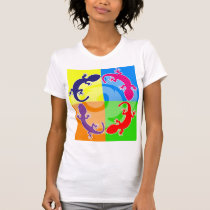Summer Gecko pop t-shirts