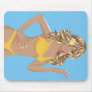 summer girl mouse pad