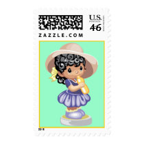 Summer Girl stamps