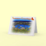 Summer greetings - greeting card