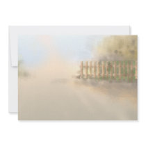 summer haze landscape design personalized announcements