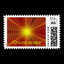 Summer Heat Postage Stamp