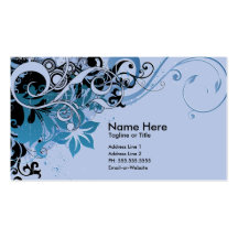 summer hi-fi business card template