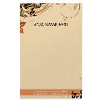 summer hi-fi stationery design