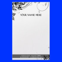 summer hi-fi stationery design