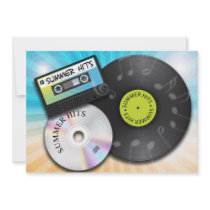 Summer Hits Custom Invitations