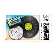 Summer Hits Postage Stamp
