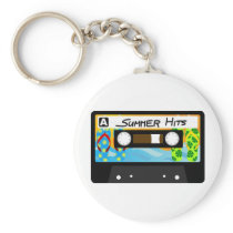 Summer Hits Tape Keychain