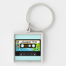 Summer Hits Tape Keychains
