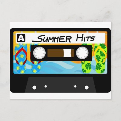 Summer Hits Tape Postcards
