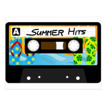 Summer Hits Tape Postcards
