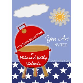Summer Holiday Party Invitations invitation