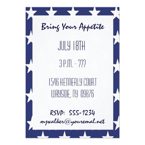Summer Holiday Party Invitations