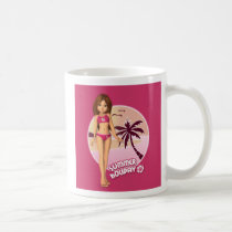 Summer Holiday Sadie 16 Mug by 3dtoons Summer Holiday Sadie 16 Mug