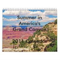 Summer in America'sGrand Canyon 2011 Calendar