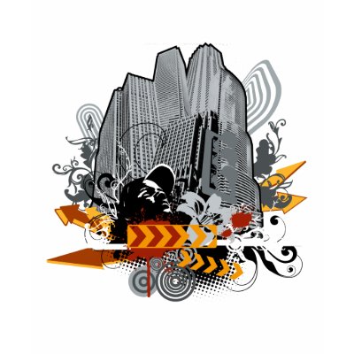 Summer in the City - Black Tee Shirts by alprod