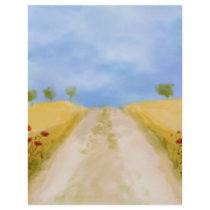 summer in the valley digital art scene flyer