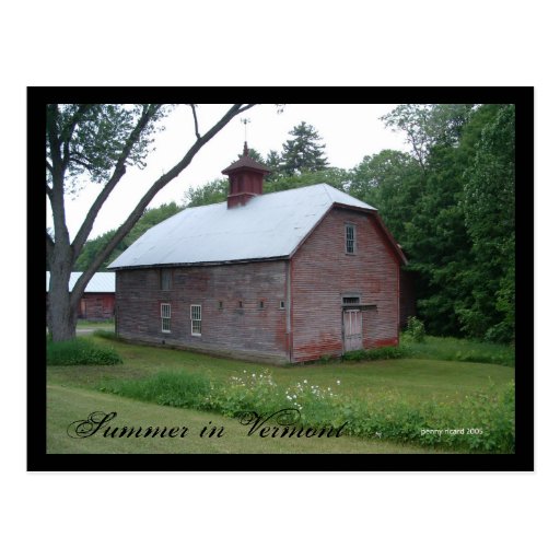 Summer in Vermont Postcard