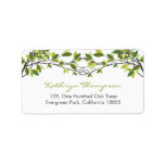 Summer Knotted Love Trees Wedding Address Labels