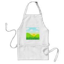 Summer landscape aprons