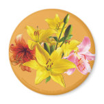 SUMMER LILIES 3-inch Magnet