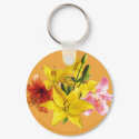 SUMMER LILIES Keychain by gardensofeve SUMMER LILIES Keychain