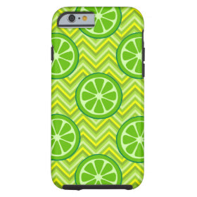 Summer Limes Green Yellow Chevron iPhone 6 Case