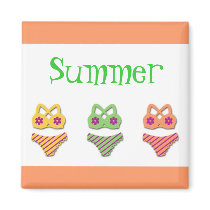 Summer Fridge Magnets
