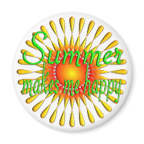 Summer makes me Happy magnets by TLArnold2 Summer makes me Happy magnets