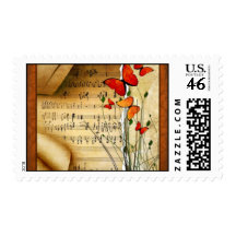 Summer Melody Postage Stamps