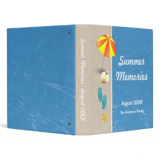 Summer Memories Binder binder