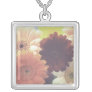 Summer Morning Daisy Flower Silver Necklace Charm