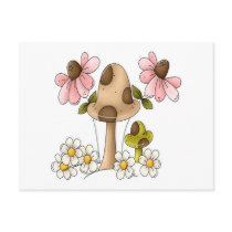 Summer Mushrooms postcards