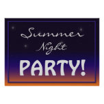 Summer Night Party invitations