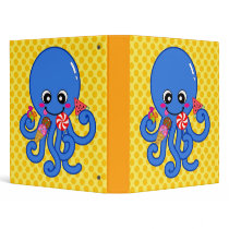 Summer Octopus binders by JellyRollDesigns Summer Octopus binders