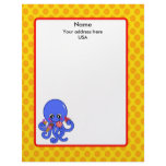 Summer Octopus Letterhead Design