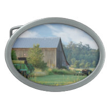 Summer on the Farm Belt Buckle