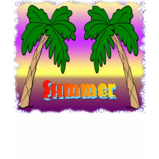 Summer Palm Trees zazzle_shirt