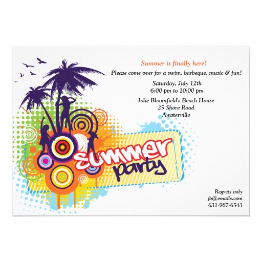 Summer Party Invitation